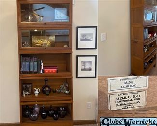 5 Stack Oak Antique Globe Wernicke Barrister Book Case
In Just Spring & Riverview framed by Richard Calvo Photographer