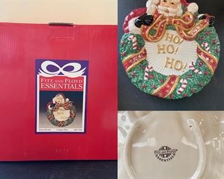 Fitz and Floyd Essentials Ho Ho Ho Dish