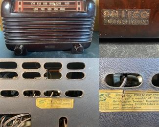 1940’s Philco Bakelite Transitone AM Radio