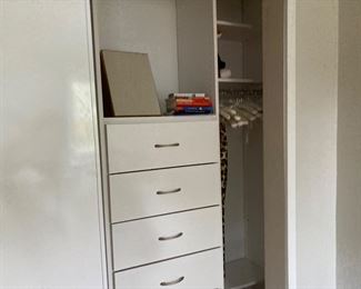 Closet System for sale.  House being demolished.