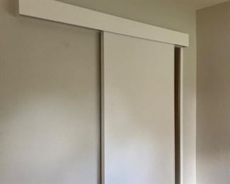 Barn Door .  House being demolished.  