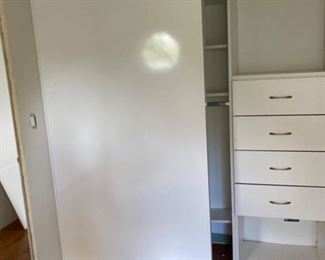 Barn Door and three (3) closet systems for sale.  House being demolished.