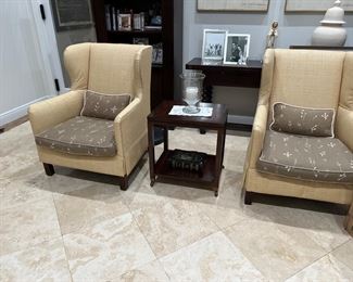 Ralph Lauren Wing Chairs 