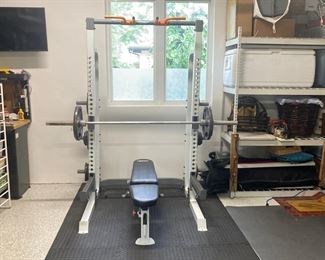 $400 OBO NOTE... this item is NOT at sale location.  Should you want to see it, please text or call 786 200 6283..  Sale Includes... Utility Bench, Olympic Weight Bar, Floor Mats, And 265 lbs of weights. Call or text 786 200 6283