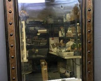 wall mirror - nail head style