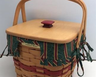 Longaberger basket with liner