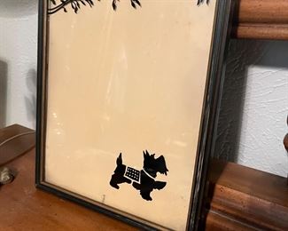 Scottie picture frame