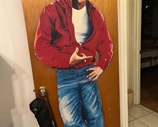 James Dean cardboard cutout