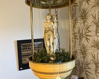 triple goddess oil drip rain lamp