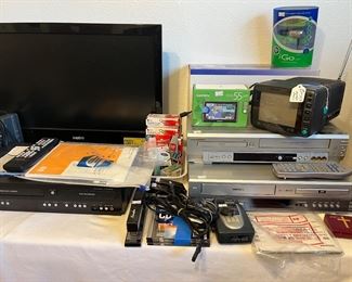 VHS VCR DVD players