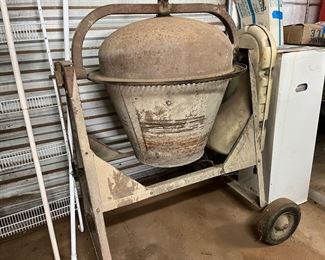 cement mixer, no motor
