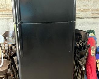 black refrigerator