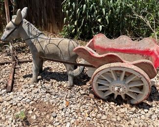 burrow with cart planter