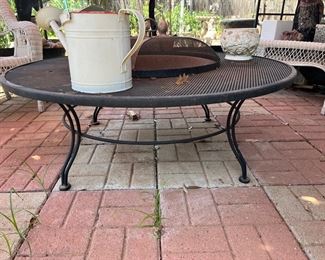 iron coffee table