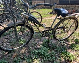 vintage girls bicycle