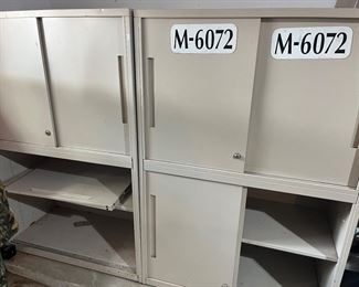 metal cabinets