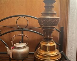 brass lamp