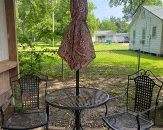 Wrought iron patio furniture 