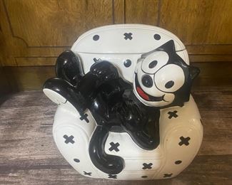 Felix the cat cookie jar