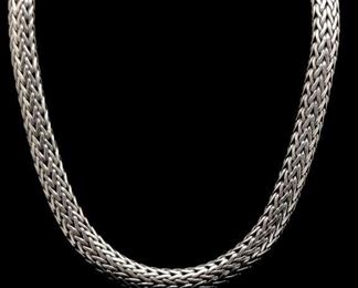 Heavy Silver Necklace