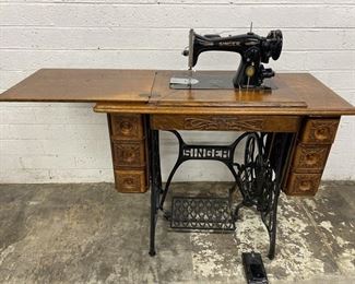 Vintage singer sewing machine