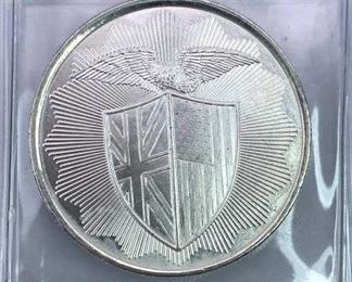 1oz Troy Silver Round, Royal Mint .999