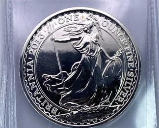 2013 Britannia 1oz Silver .999, Snake Privy