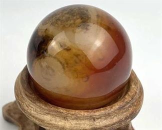 Orange Jasper Sphere