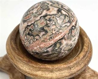 Leopard Jasper Sphere