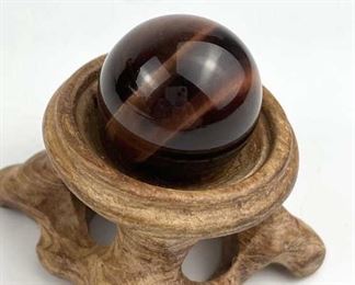 Red Tiger's Eye Sphere