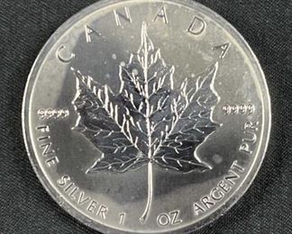 2011 Silver 1oz Canada Maple .999