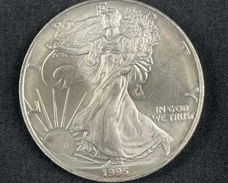 1995 American 1oz Silver Eagle .999