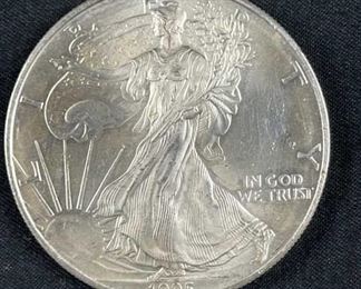 1995 American 1oz Silver Eagle .999