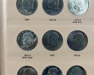 Dansco Partial Ike Dollar Book