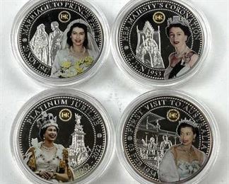Queen Elizabeth II Platinum Plated Collection