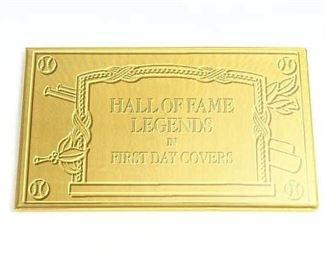 Hall of Fame Baseball 1st Day Stamp Covers
