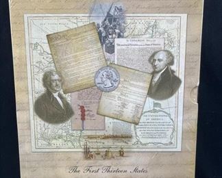 First 13 States State Quarters Set, NEW w/ Coins