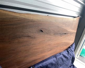 Love edge table top 8 feet x 48 inches wide, Walnut can be used as table top or would be beautiful as a bar