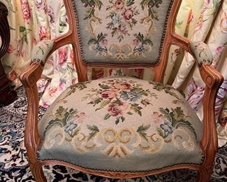 Needlepoint Armed Chair