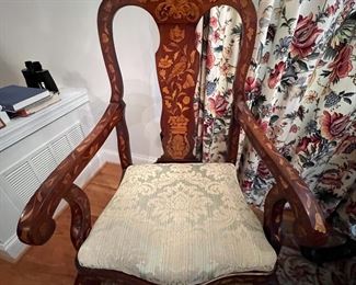 Inlaid Chair - Set of 4 - 2 w/Arms