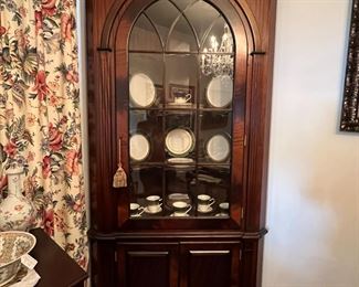 Corner Cabinet, Lenox China