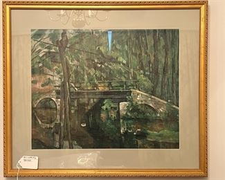 2.	Abstract Bridge – Green Trees