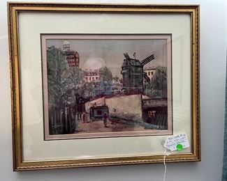 12. Maurice Utrillo – Town w/Windmill