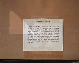 19. Norma C. Hauck – Flowers – (S & N)