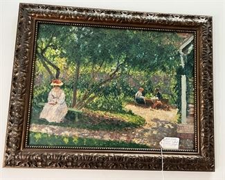 55. Women on Bench, 2 People Sitting