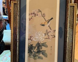 88. Oriental Flowers, Bird