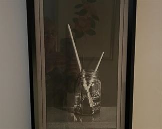 92. Ball Jar, Paint Brushes