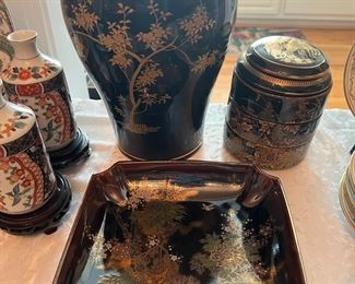 Oriental Style Vase & More