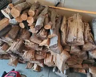 Half cord of oak firewood