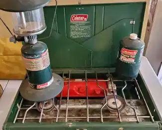 Coleman stove and lamp